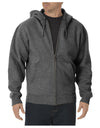 Dickies Mens Midweight Fleece Full Zip Hoodie