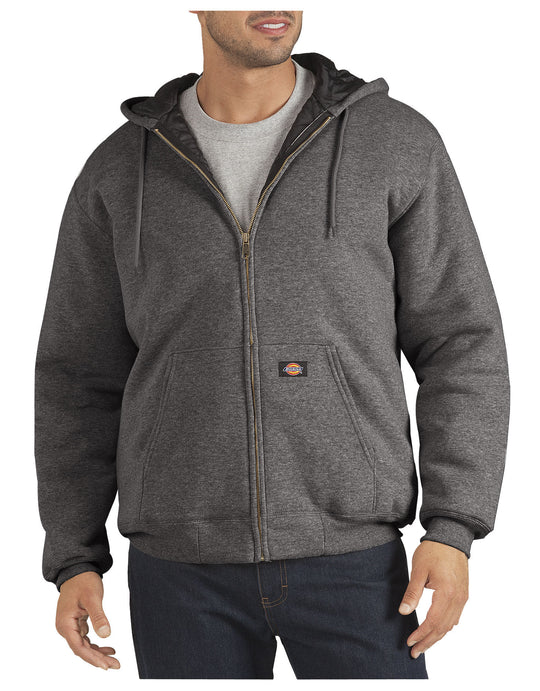 Dickies Mens Heavyweight Quilted Fleece Hoodie