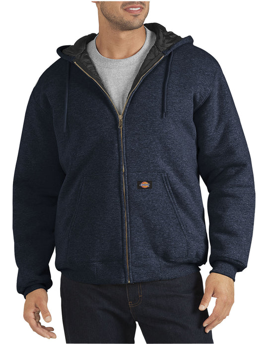 Dickies Mens Heavyweight Quilted Fleece Hoodie