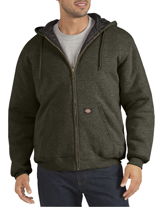 Dickies Mens Heavyweight Quilted Fleece Hoodie