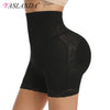 VASLANDA Padded Butt Lifter Body Shaper Tummy Control Panties High Waist Lace Boyshort ASS Pad Shorts Hip Enhancer Shapewear