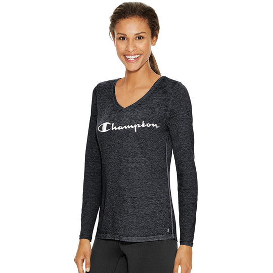 Champion Women Authenic Wash Long Sleeve Tee