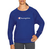 Champion Womens Powerblend Boyfriend Crew, Script Logo