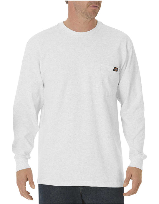 Dickies Mens Long-Sleeve Heavyweight Crew-Neck T-Shirt