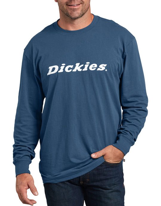 Dickies Mens Long Sleeve Regular Fit Icon Graphic Tee