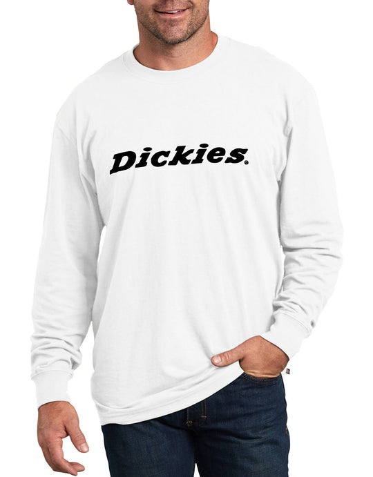 Dickies Mens Long Sleeve Regular Fit Icon Graphic Tee