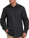 Dickies Mens Relaxed Fit Icon Long Sleeve Solid Shirt