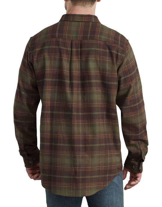 Dickies Mens Heavyweight Long Sleeve Flannel Shirt