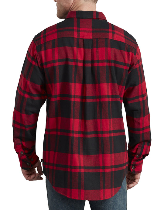Dickies Mens Heavyweight Long Sleeve Flannel Shirt