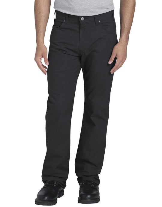 Dickies Mens FLEX Regular Fit Straight Leg Tough Max Ripstop 5-Pocket Pants