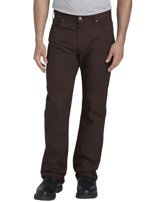 Dickies Mens FLEX Regular Fit Straight Leg Tough Max Ripstop 5-Pocket Pants