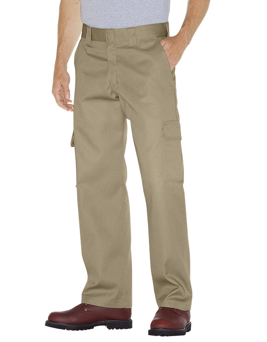 Dickies Mens Relaxed Fit Straight Leg Cargo Work Pants
