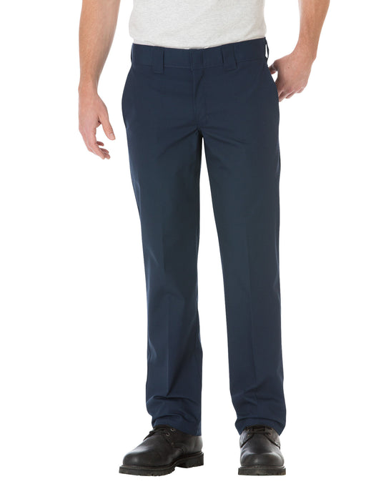 Dickies Mens Slim Straight Fit Poplin Work Pants