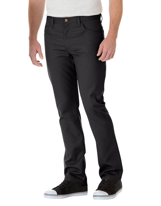 Dickies Mens Slim Straight 5-Pocket Twill Work Pants