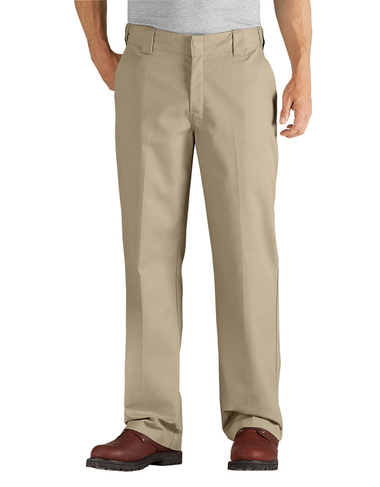Dickies Mens FLEX Relaxed Fit Straight Leg Twill Comfort Waist Pants