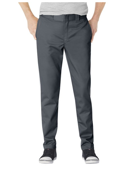 Dickies Mens Slim Fit Tapered Leg Ring Spun Work Pants