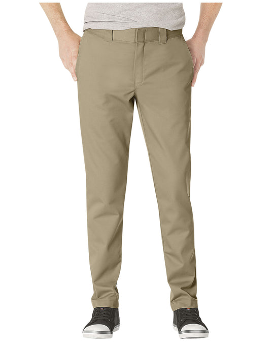 Dickies Mens Slim Fit Tapered Leg Ring Spun Work Pants