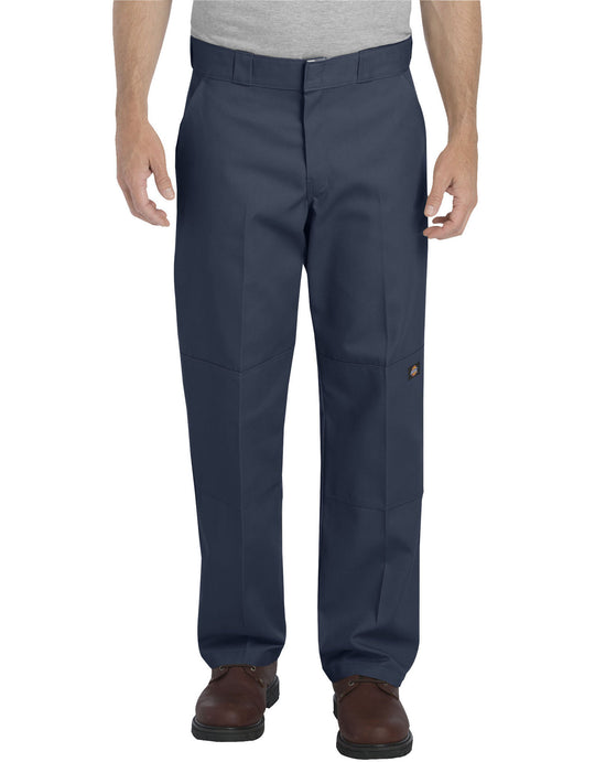 Dickies Mens Relaxed Fit Straight Leg Double Knee Pants
