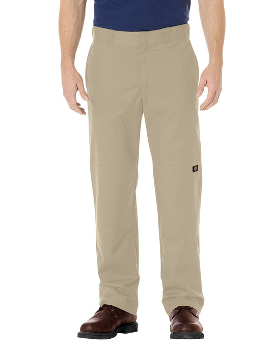 Dickies Mens FLEX Regular Fit Straight Leg Double Knee Work Pants
