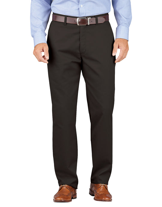 Dickies Mens KHAKI Relaxed Fit Tapered Leg Comfort Waist Pants