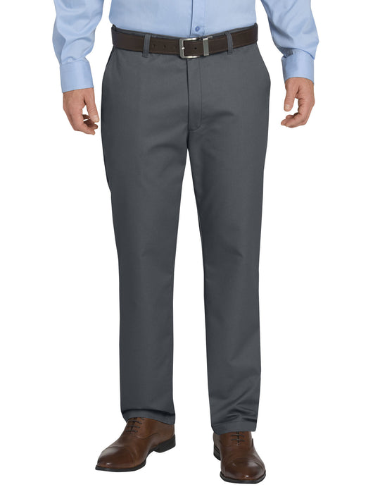 Dickies Mens KHAKI Flex Regular Fit Tapered Leg Flat Front Sorona Pants