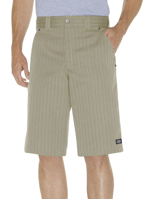 Dickies Mens 13" Regular Fit Shadow Stripe Shorts