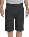 Dickies Mens 13" Regular Fit Multi-Use Pocket Plaid Shorts