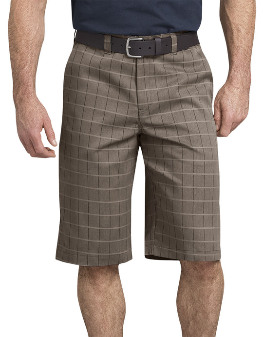 Dickies Mens Icon Flex Plaid 13" Shorts