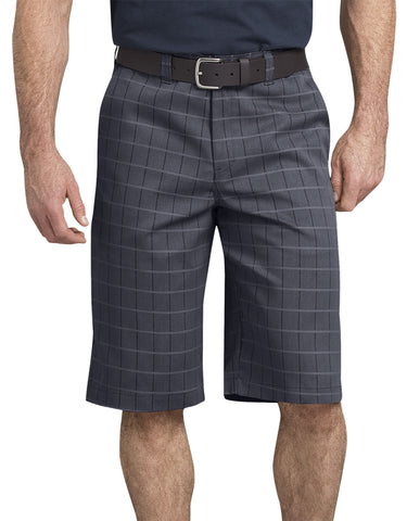 Dickies Mens Icon Flex Plaid 13" Shorts