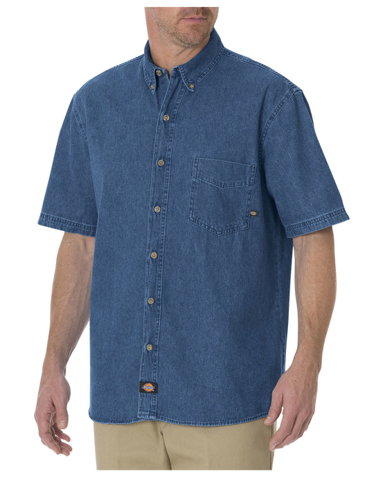 Dickies Mens Short Sleeve Denim Shirt