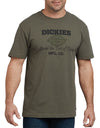 Dickies Mens Branded Graphic T-Shirt