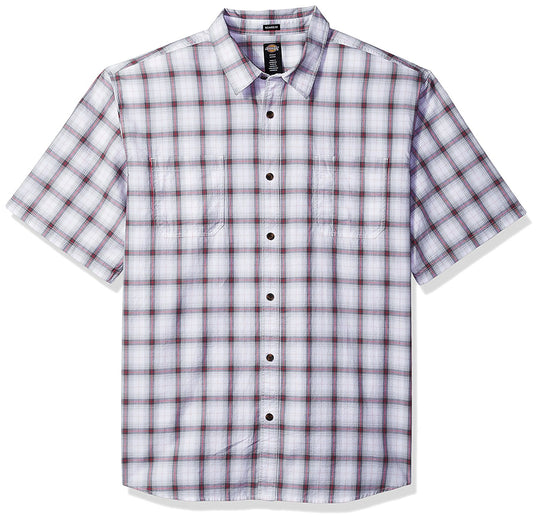 Dickies Mens Icon Relaxed Fit Yarn Dyed Plaid Shirt