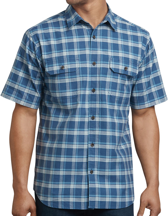 Dickies Mens Icon Relaxed Fit Yarn Dyed Shirt