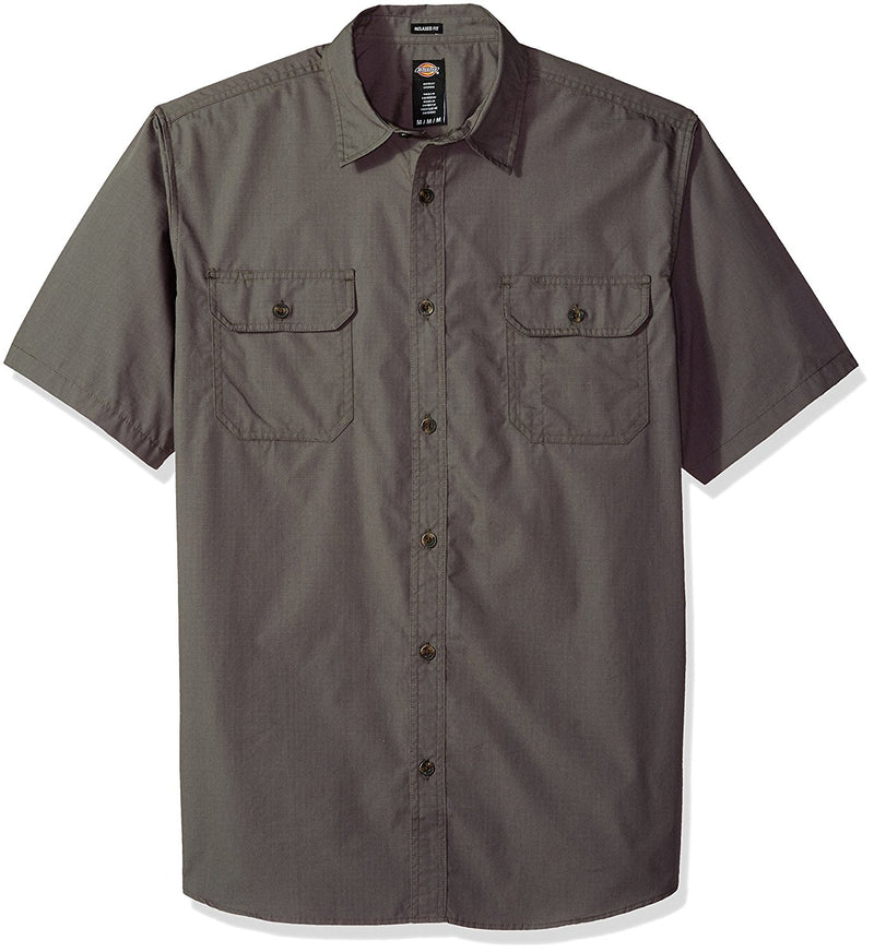 Dickies Mens Icon Relaxed Fit Ripstop Short Sleeve Shirt
