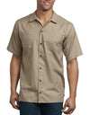 Dickies Mens Icon Relaxed Fit Solid Camp Shirt