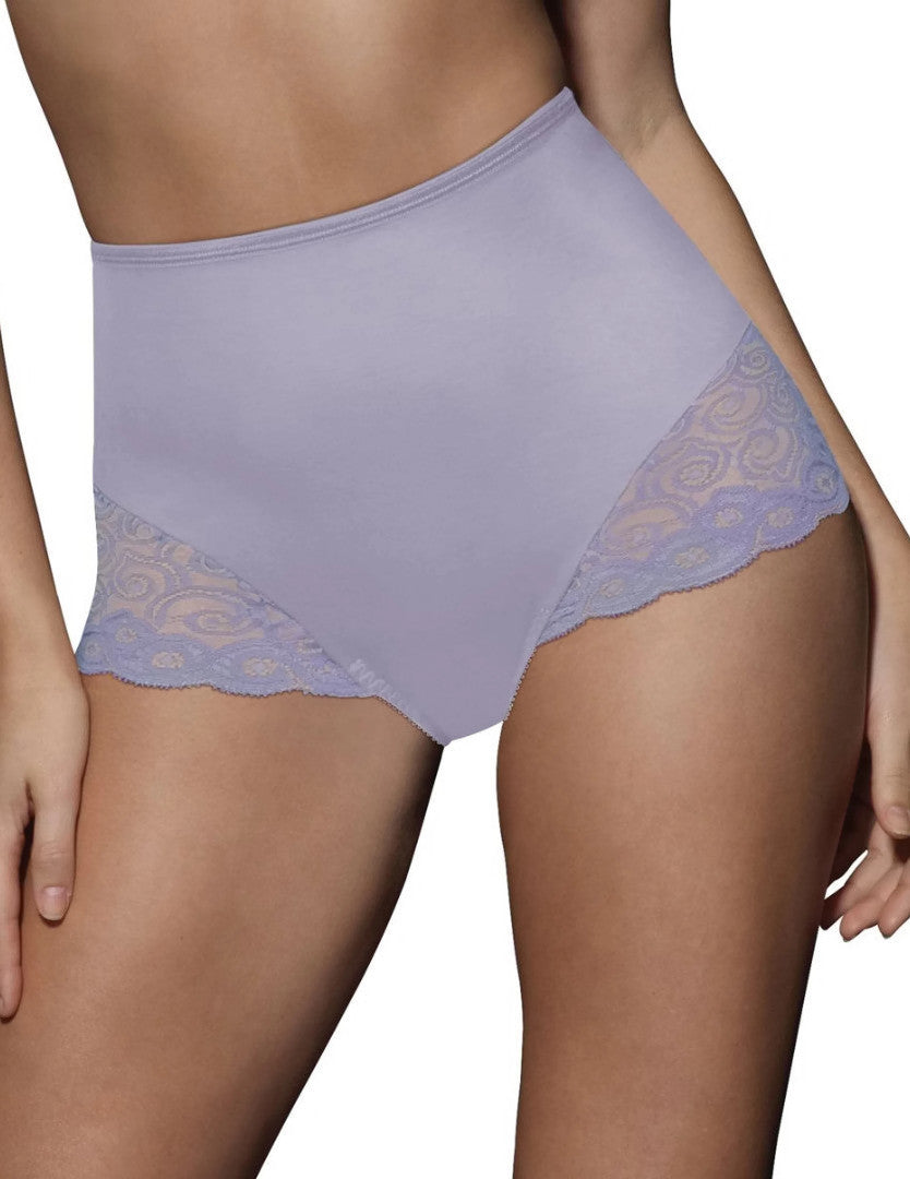 Bali Shaping Brief with Lace, 2-Pack Light Beige L Women's