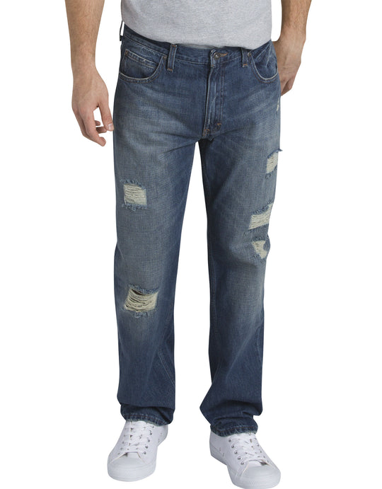 Dickies Mens X-Series Slim Fit Straight Leg 5-Pocket Denim Jeans