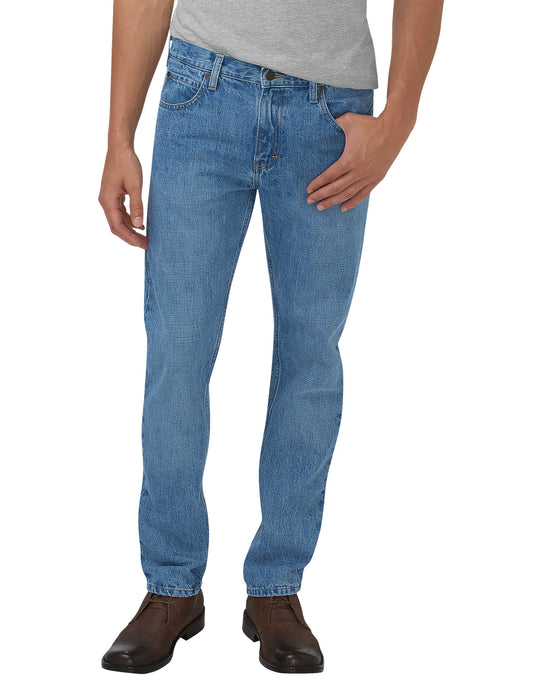 Dickies Mens X-Series Slim Fit Straight Leg 5-Pocket Denim Jeans