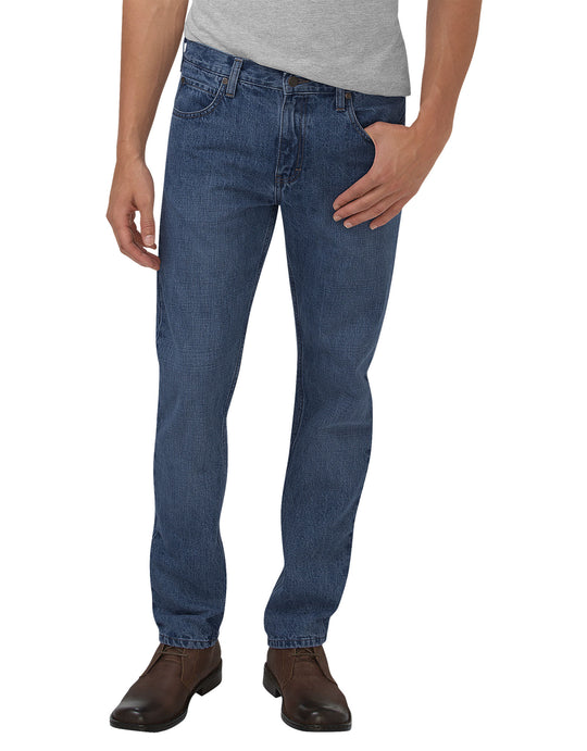Dickies Mens X-Series Slim Fit Straight Leg 5-Pocket Denim Jeans