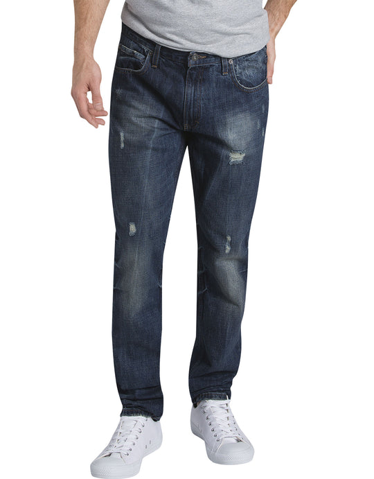 Dickies Mens X-Series Slim Fit Tapered Leg 5-Pocket Denim Jeans