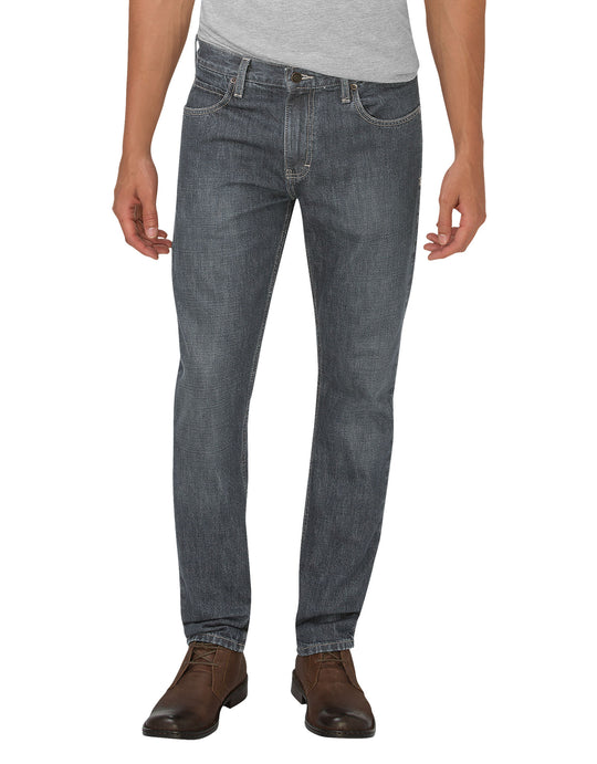 Dickies Mens X-Series Slim Fit Tapered Leg 5-Pocket Denim Jeans