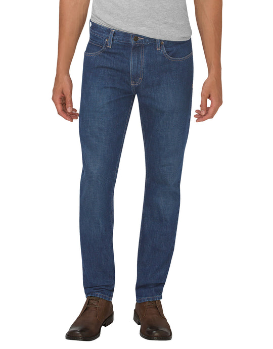 Dickies Mens X-Series Slim Fit Tapered Leg 5-Pocket Denim Jeans