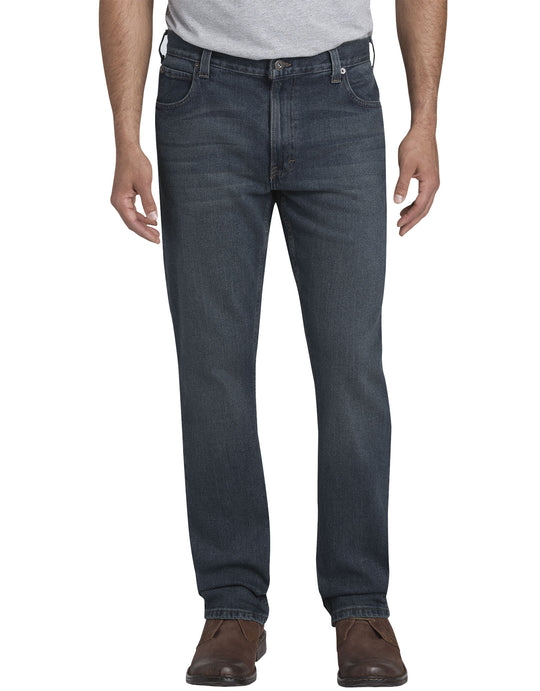 Dickies Mens X-Series Slim Fit Tapered Leg 5-Pocket Denim Jeans