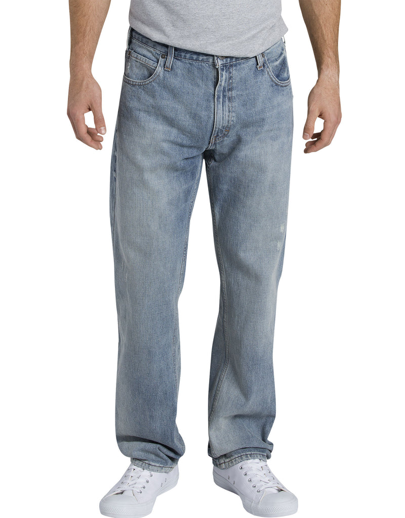 Dickies Mens X-Series Relaxed Fit Straight Leg 5-Pocket Denim Jeans