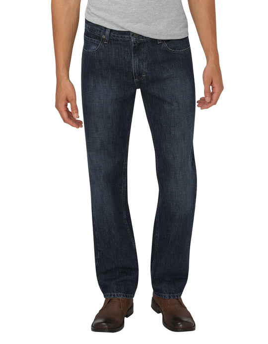 Dickies Mens X-Series Relaxed Fit Straight Leg 5-Pocket Denim Jeans