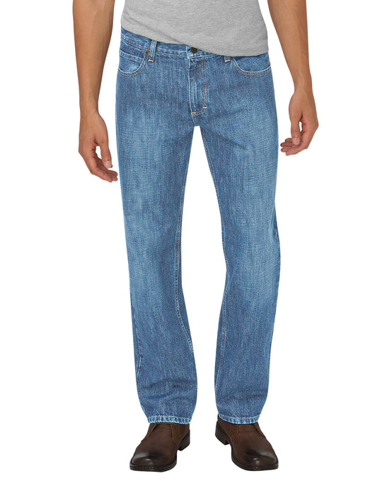 Dickies Mens X-Series Relaxed Fit Straight Leg 5-Pocket Denim Jeans