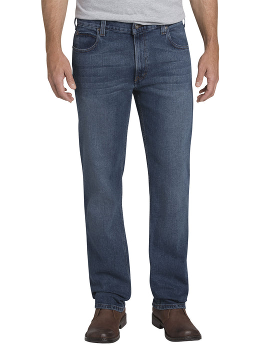 Dickies Mens X-Series Relaxed Fit Straight Leg 5-Pocket Denim Jeans