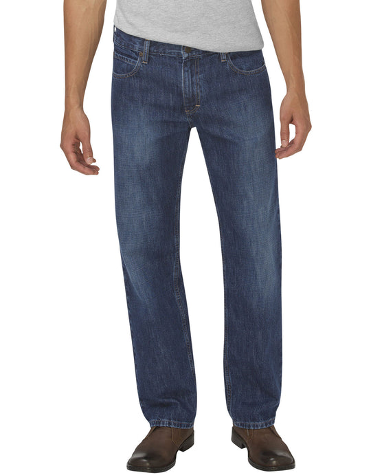 Dickies Mens X-Series Loose Fit Straight Leg 5-Pocket Denim Jeans