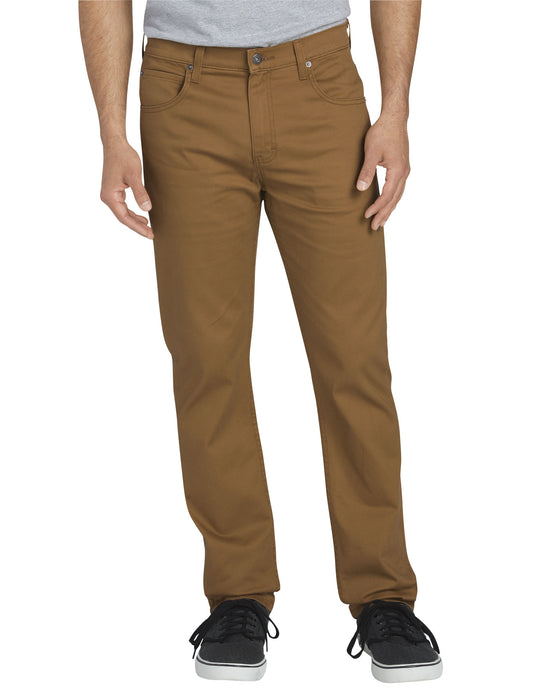 Dickies Mens FLEX Slim Fit Tapered Leg 5-Pocket Pants