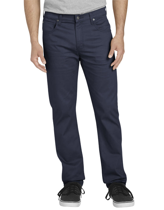 Dickies Mens FLEX Slim Fit Tapered Leg 5-Pocket Pants